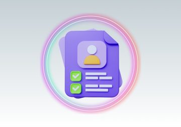 Purple 3D CV Icon